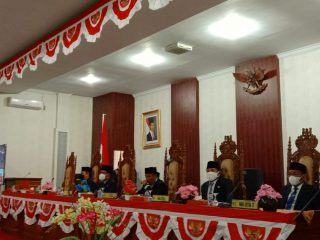 DPRD Lebong Gelar Paripurna Pembahasan APBD Perubahan Tahun 2021